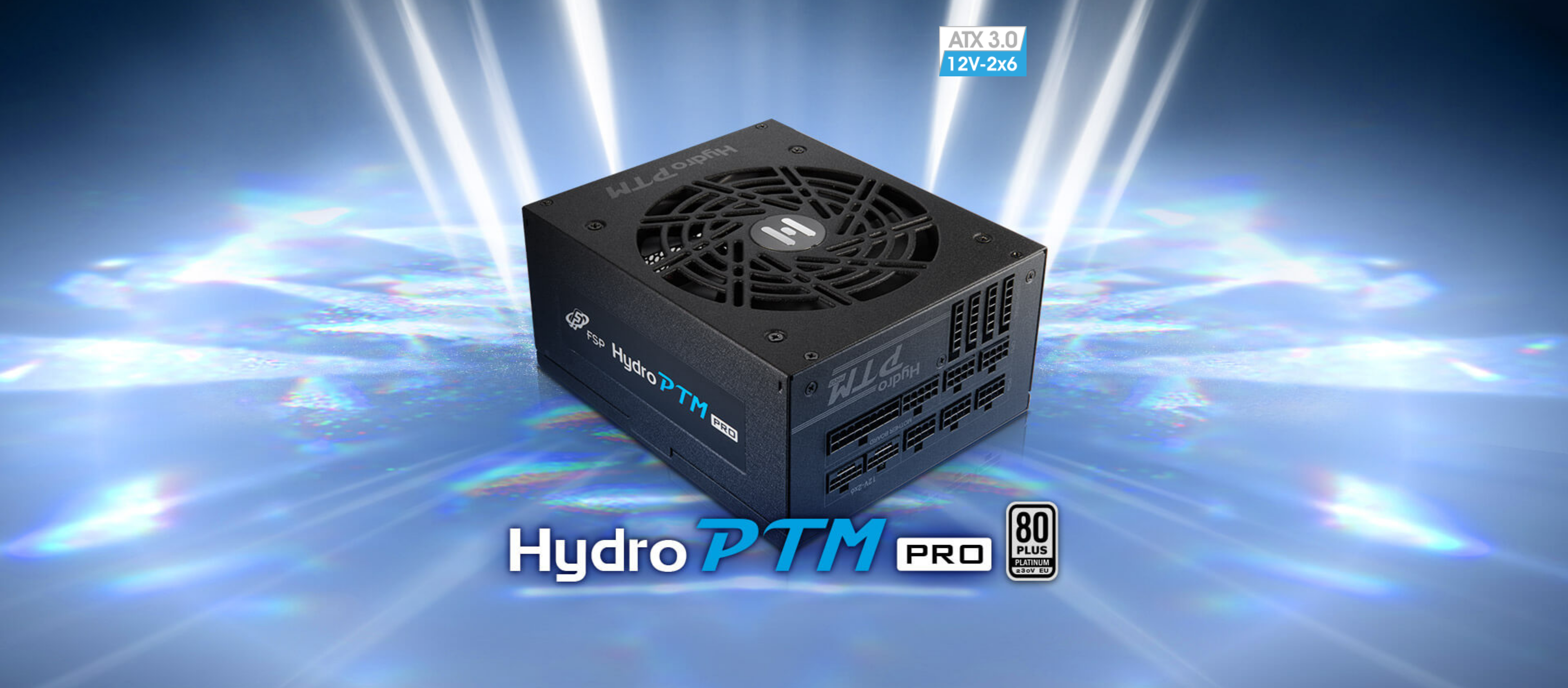 A large marketing image providing additional information about the product FSP Hydro PTM PRO 1650W Platinum PCIe 5.1 ATX 3.1 Modular PSU - Additional alt info not provided